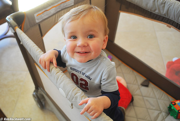 Ryan in Crib