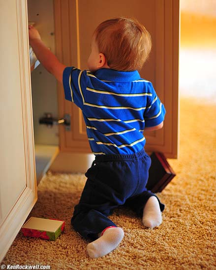 Ryan raiding closet