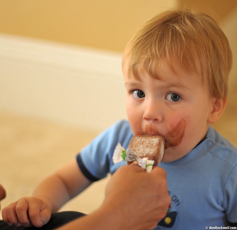 Ryan eating Ice Cream 