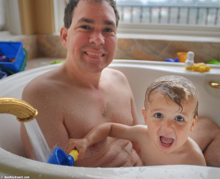 Ryan in bath