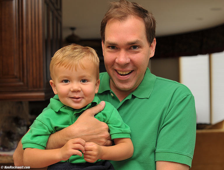 Daddy and baby Ryan