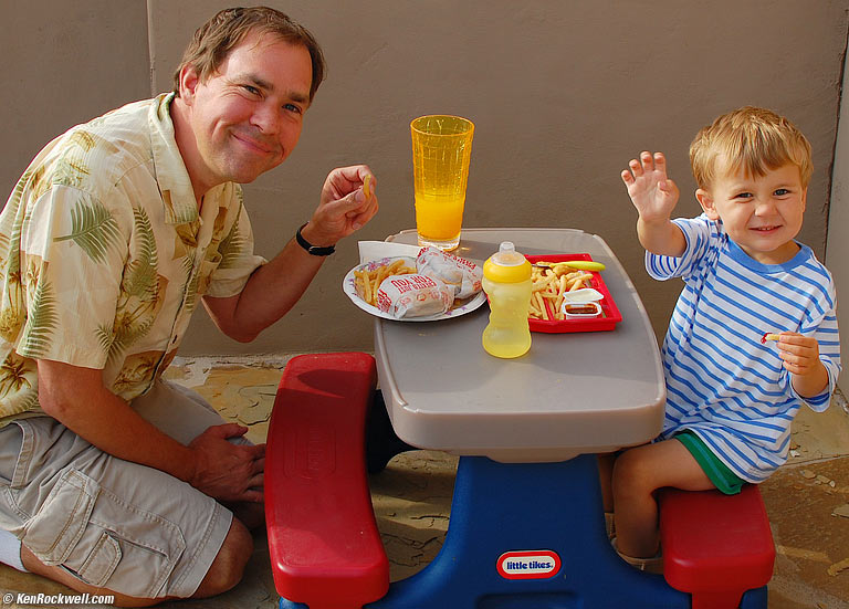 Picnic with dad!
