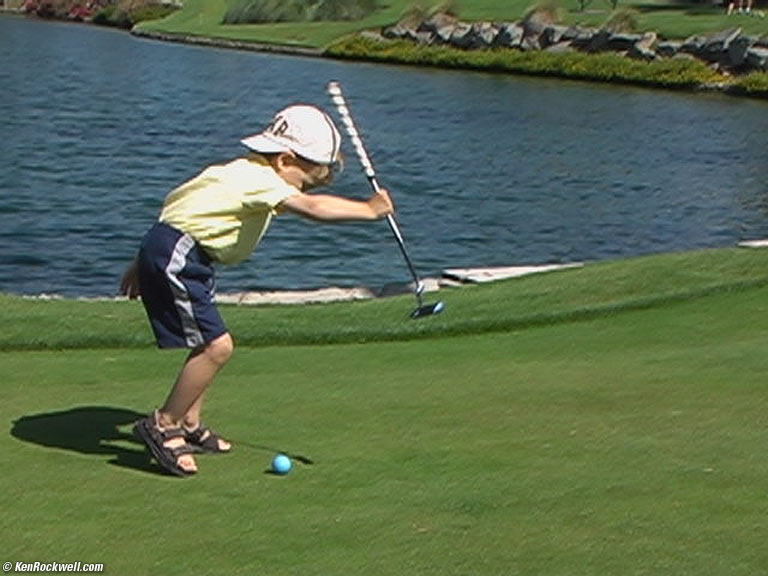 Ryan Golfing