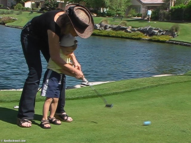 Ryan Golfing