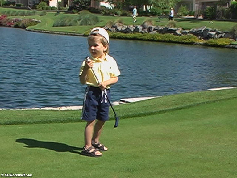 Ryan Golfing
