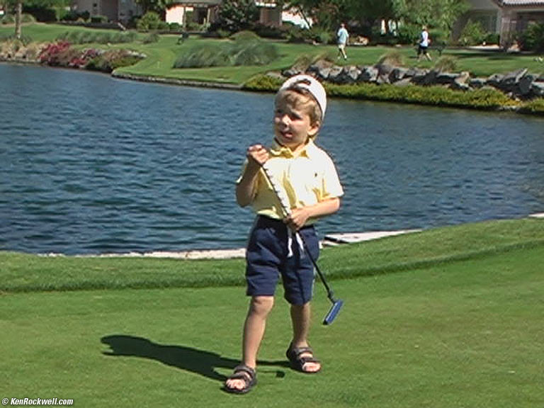 Ryan Golfing