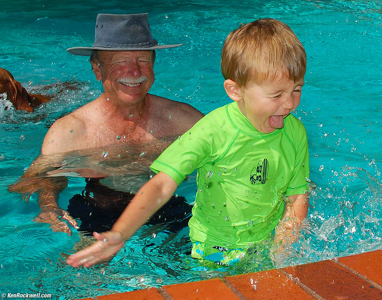 Ryan in Noni's Pool