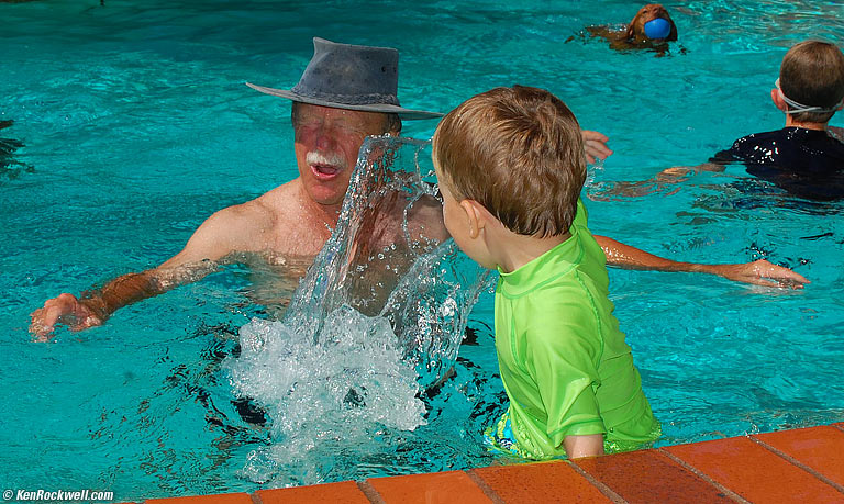 Ryan in Noni's Pool