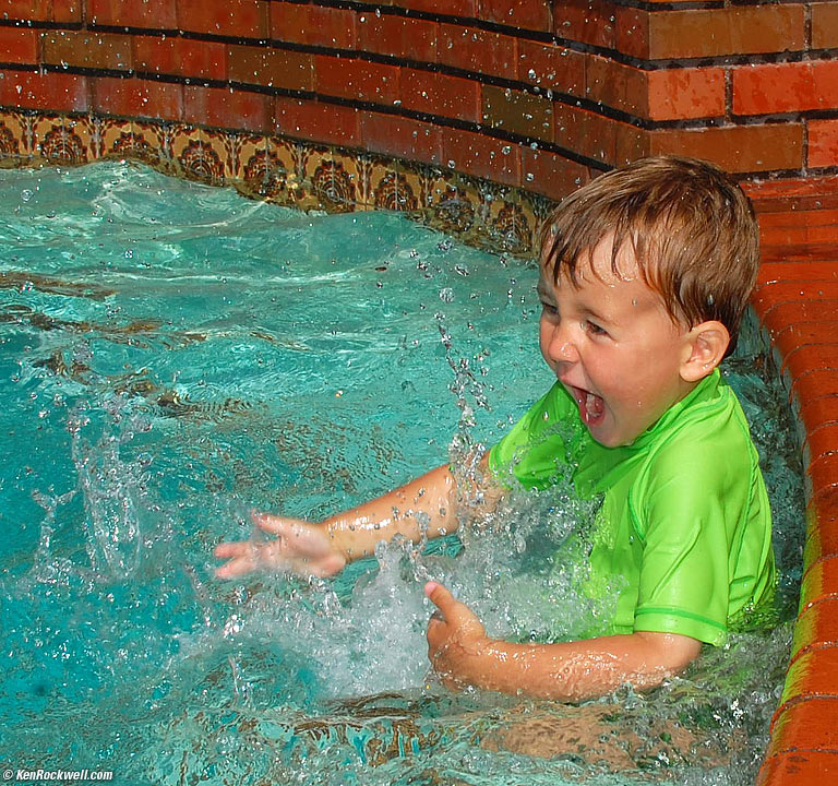 Ryan in Noni's Pool