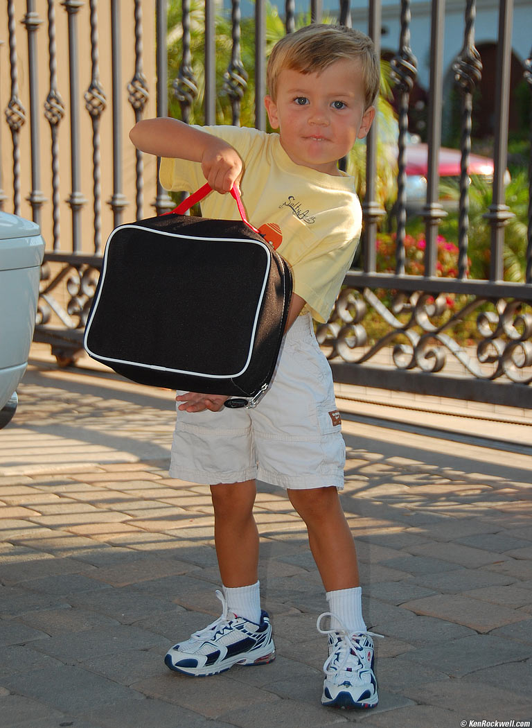 Ryan and lunch box