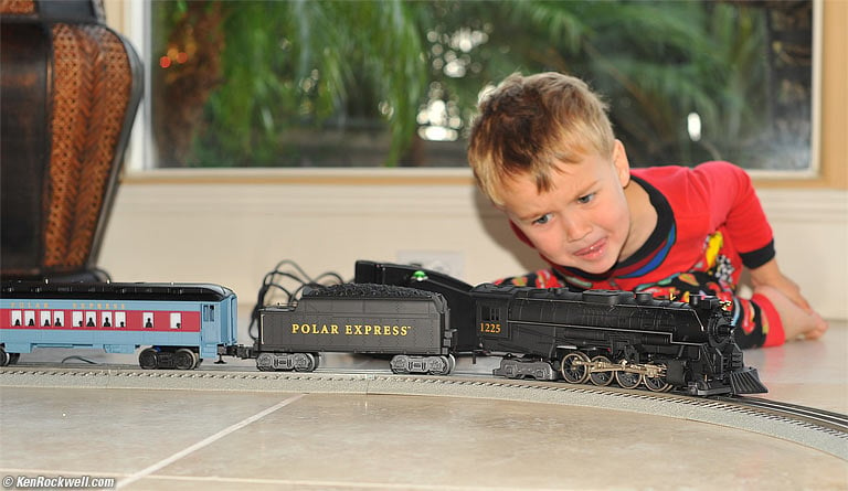 Ryan and his train