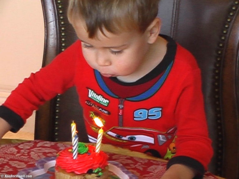 BLowing candles