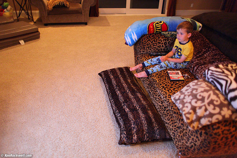 Ryan watching TV