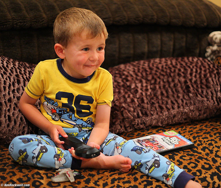Ryan watching TV