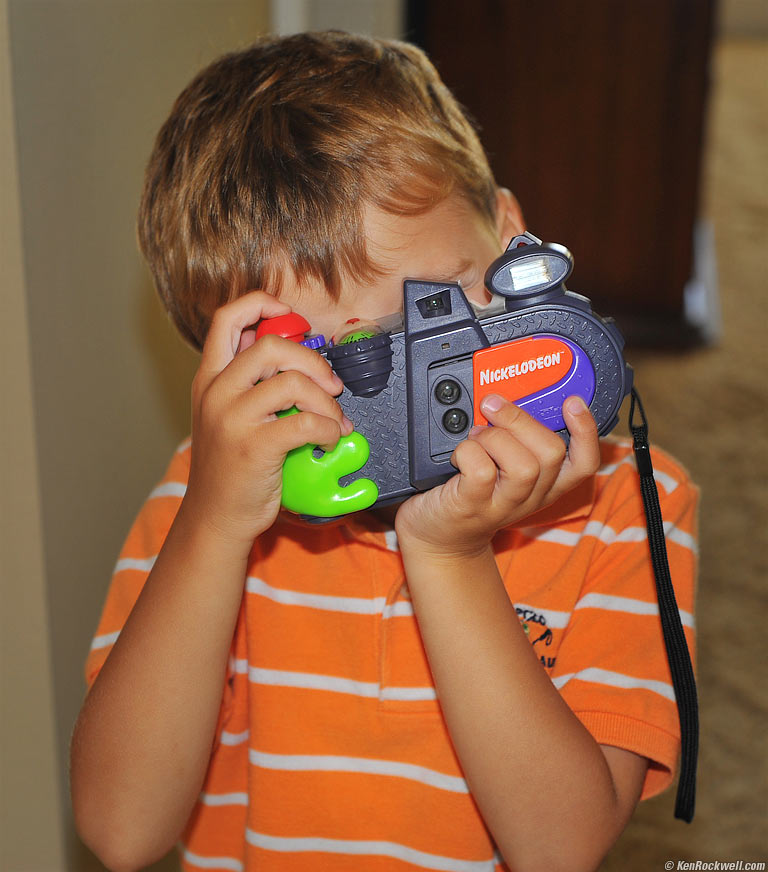 Ryan and the Nickelodeon Photo Blaster. 