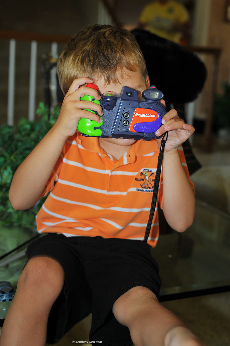 Ryan and the Nickelodeon Photo Blaster. 
