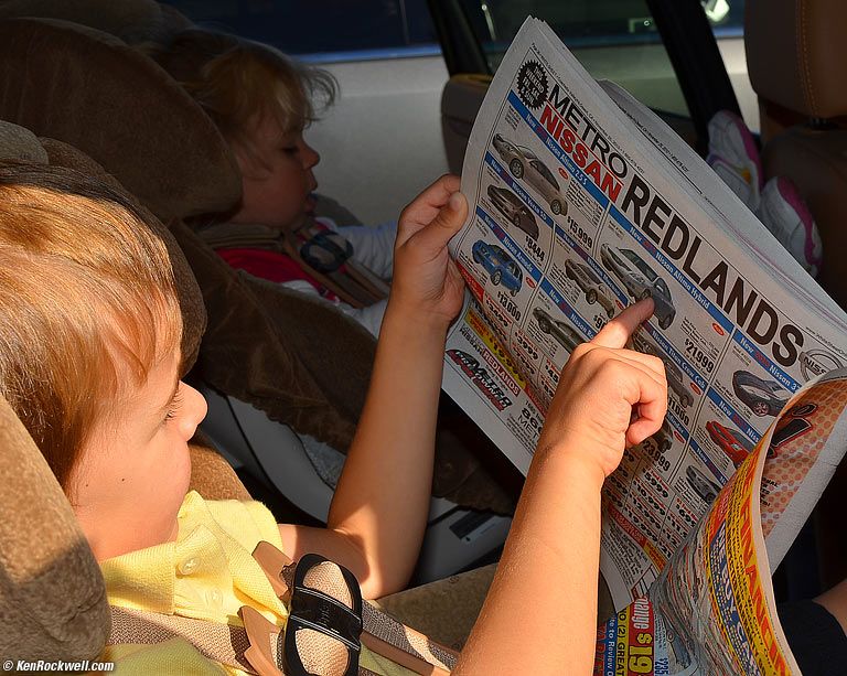 Ryan car shopping. 