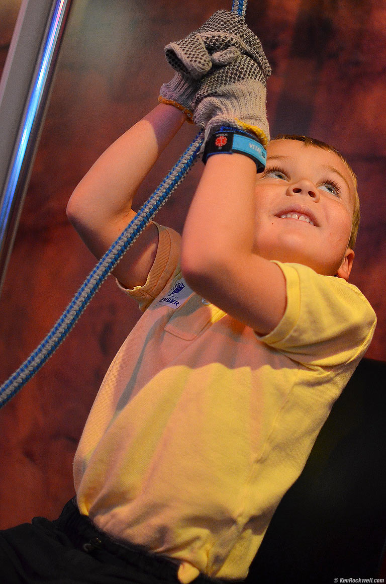 Ryan climbing