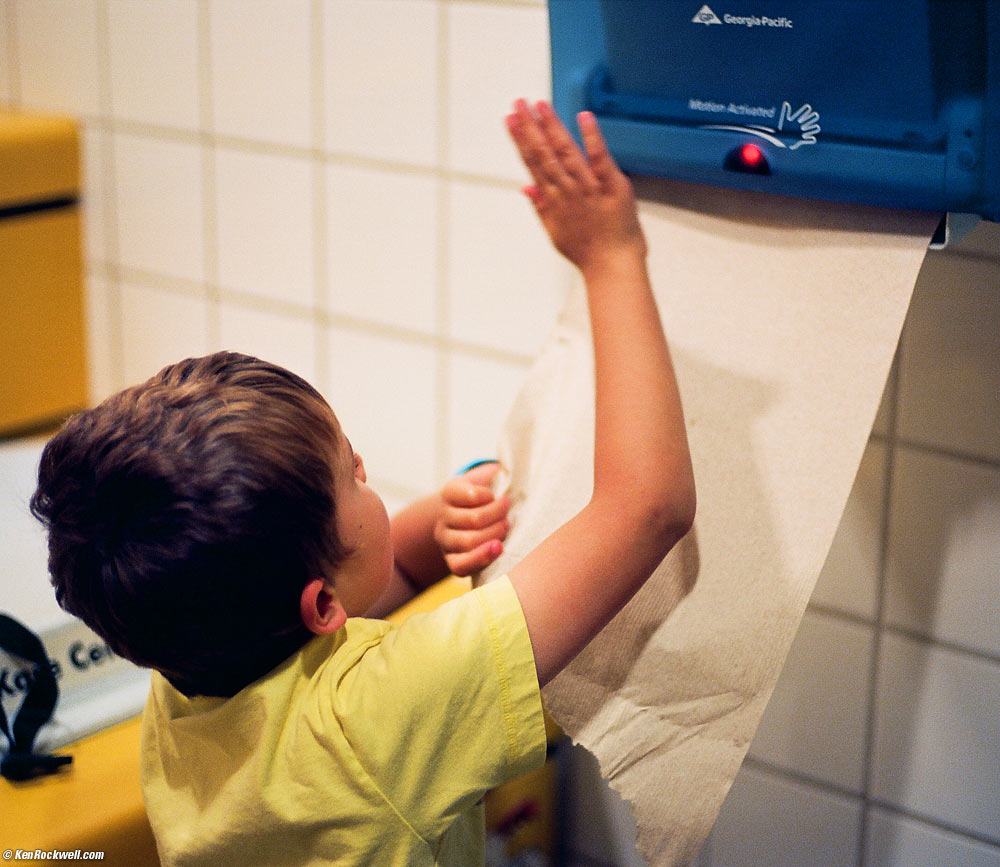 Ryan and the towel dispenser. 