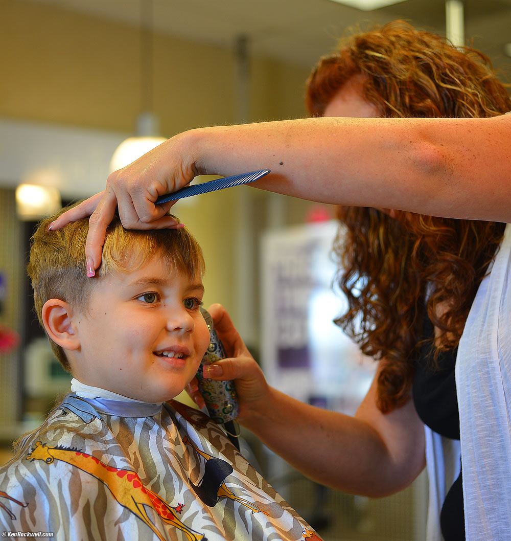 Ryan gets a haircut