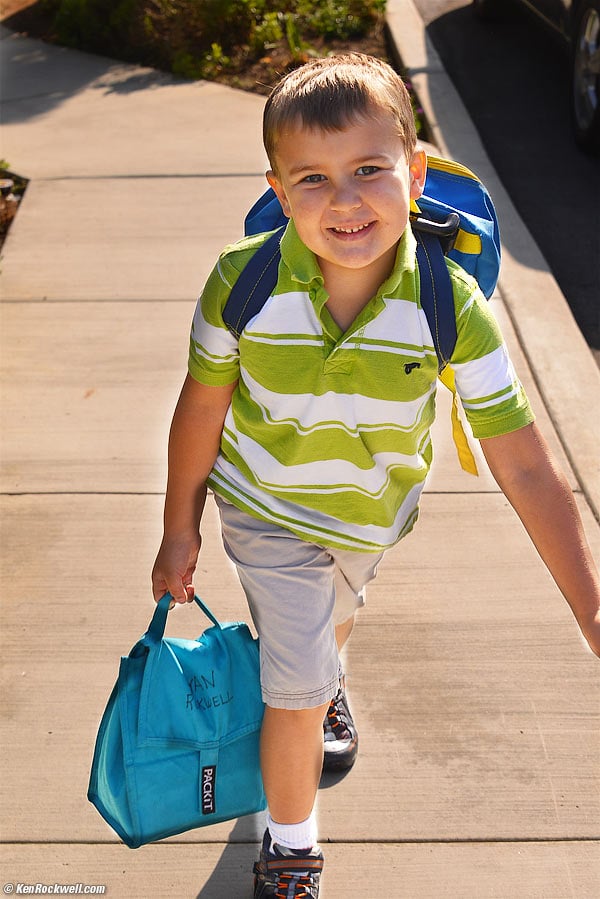 Ryan off to school