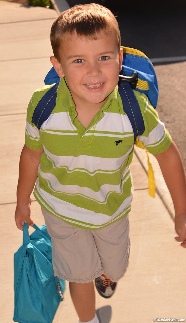 Ryan off to school