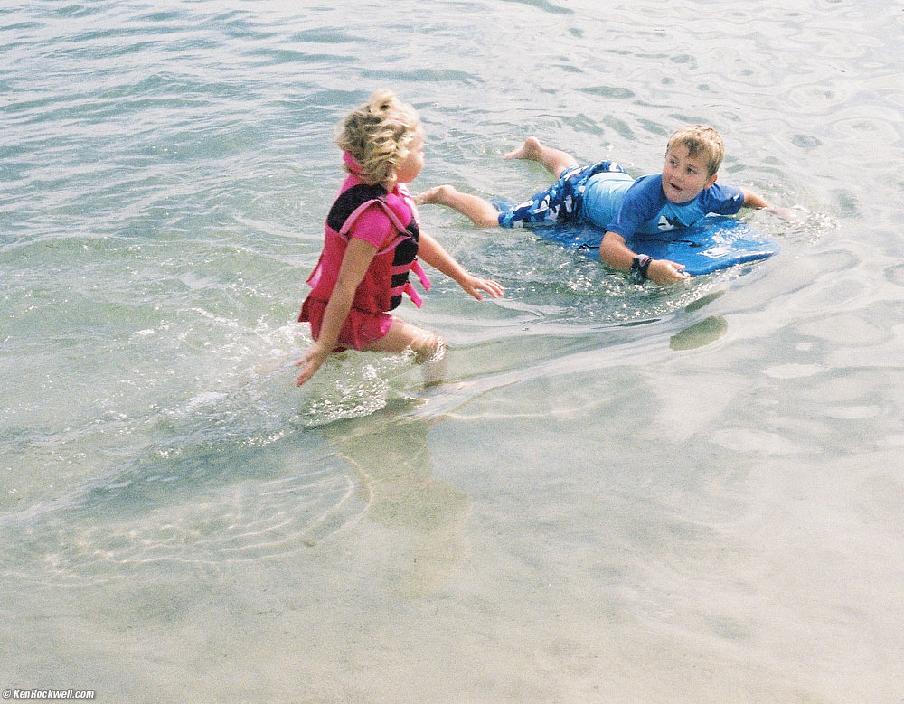 Ryan and Katie boogie boarding at Lake Mission Viejo