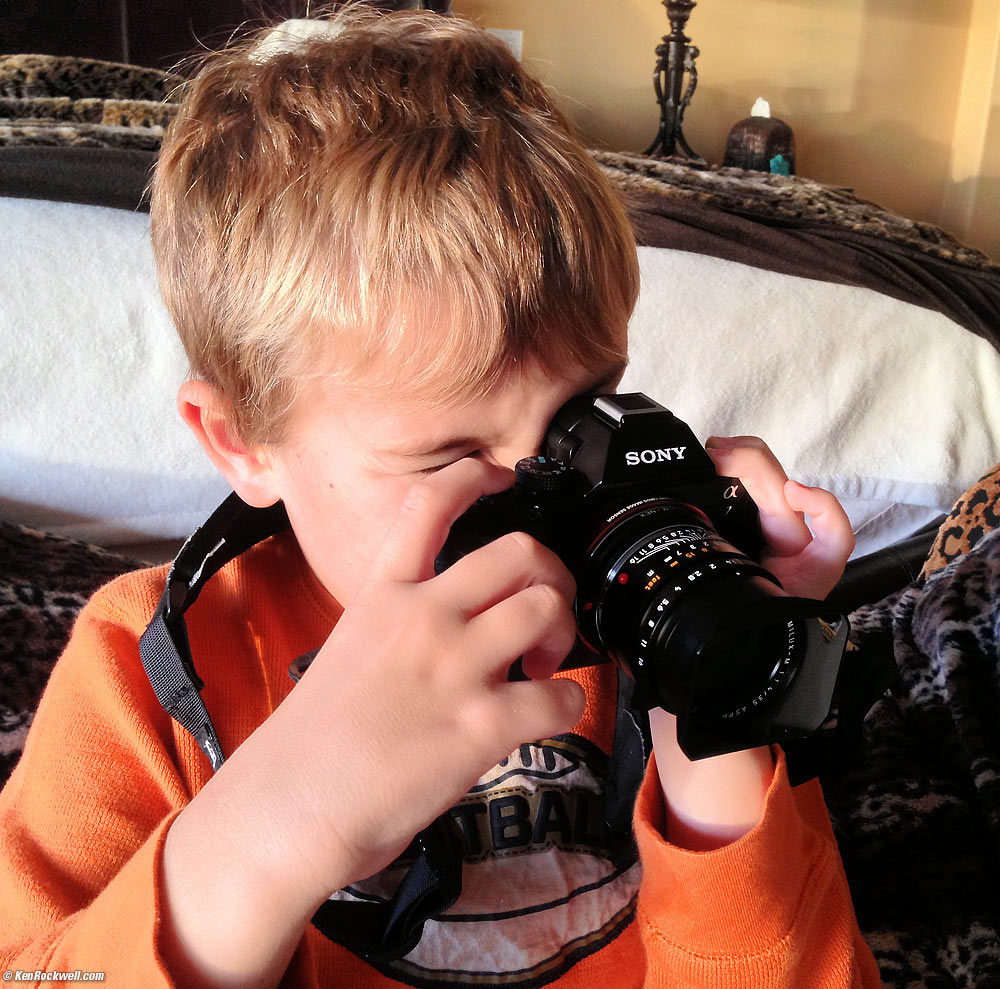Ryan photographs with the Sony A7, 4:17 PM
