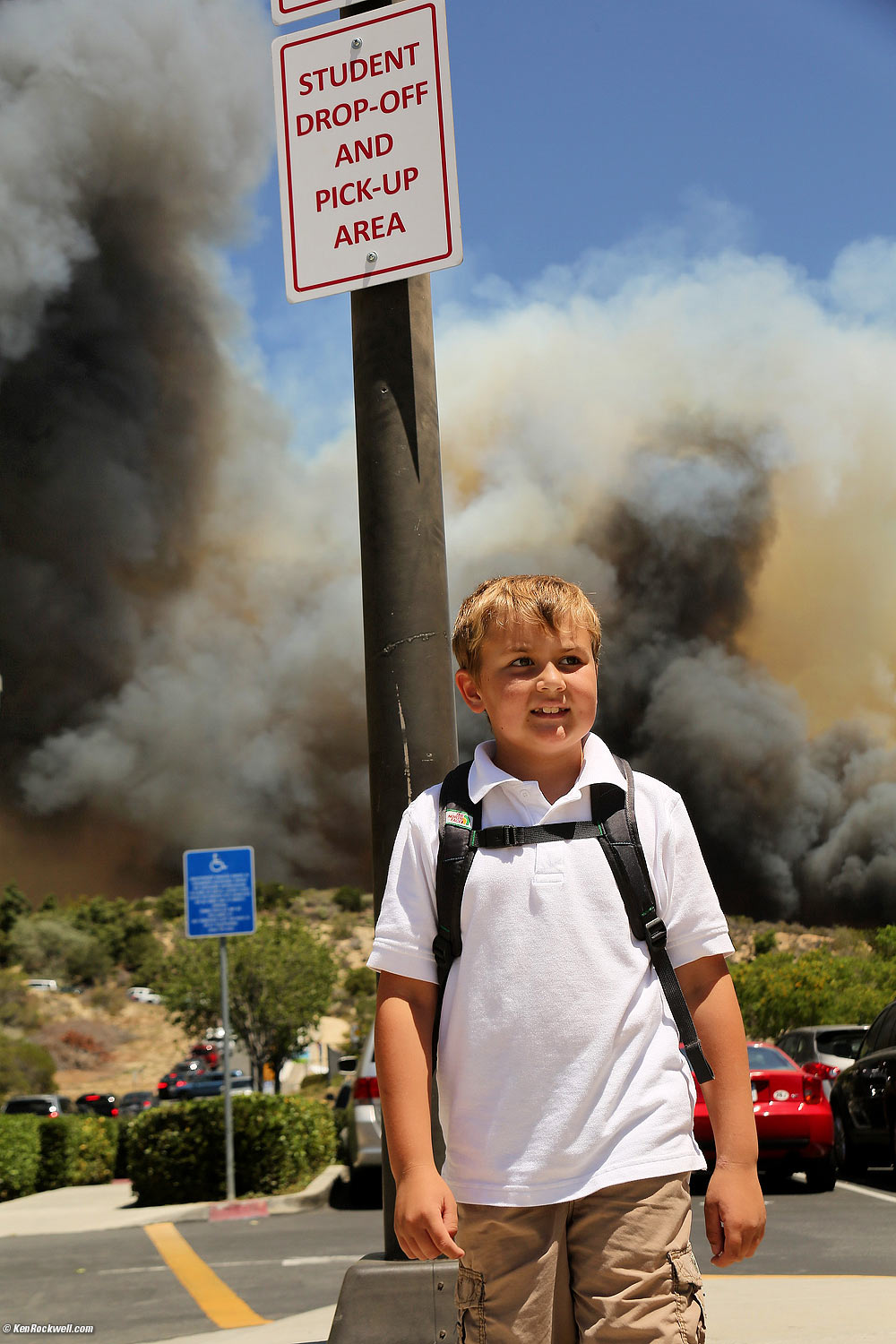 Ryan at the Carlsbad fire