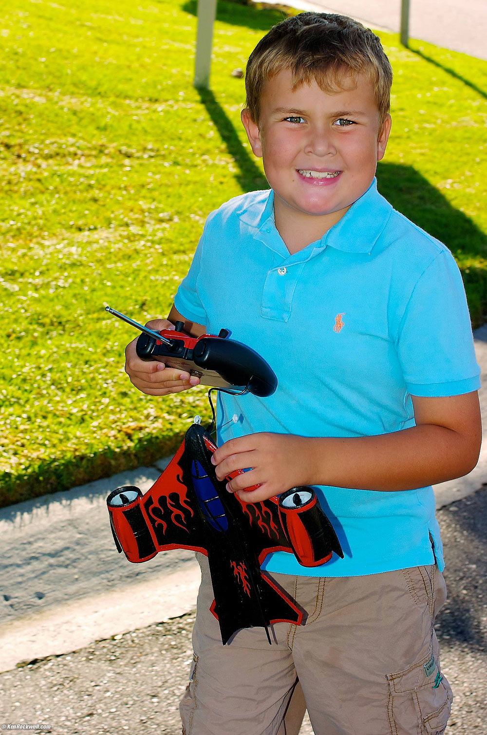 Ryan with his RadioShack Twin Turbine Airplane. 