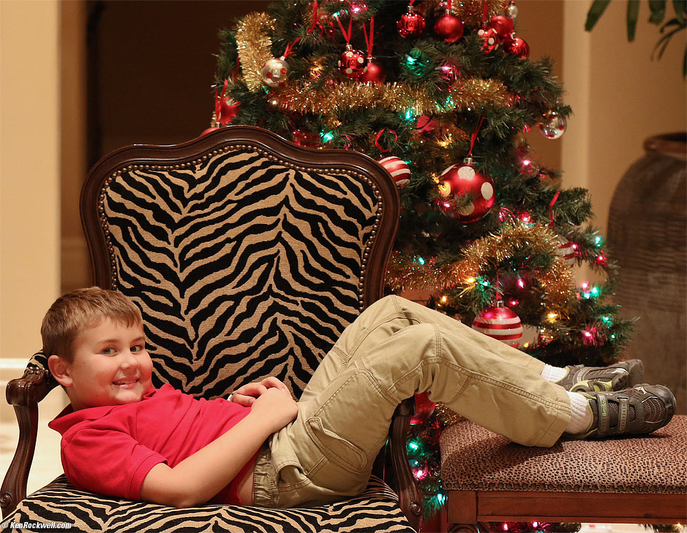 Ryan poses for the 2014 Christmas Card