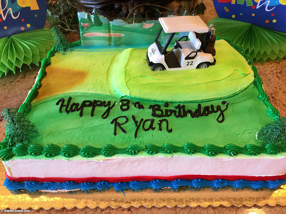 Ryan's eighth birthday cake