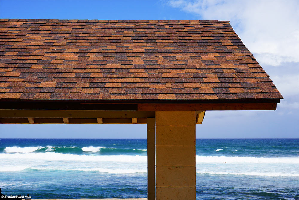 Concrete palapa, Ho'okipa Beach Park, Maui