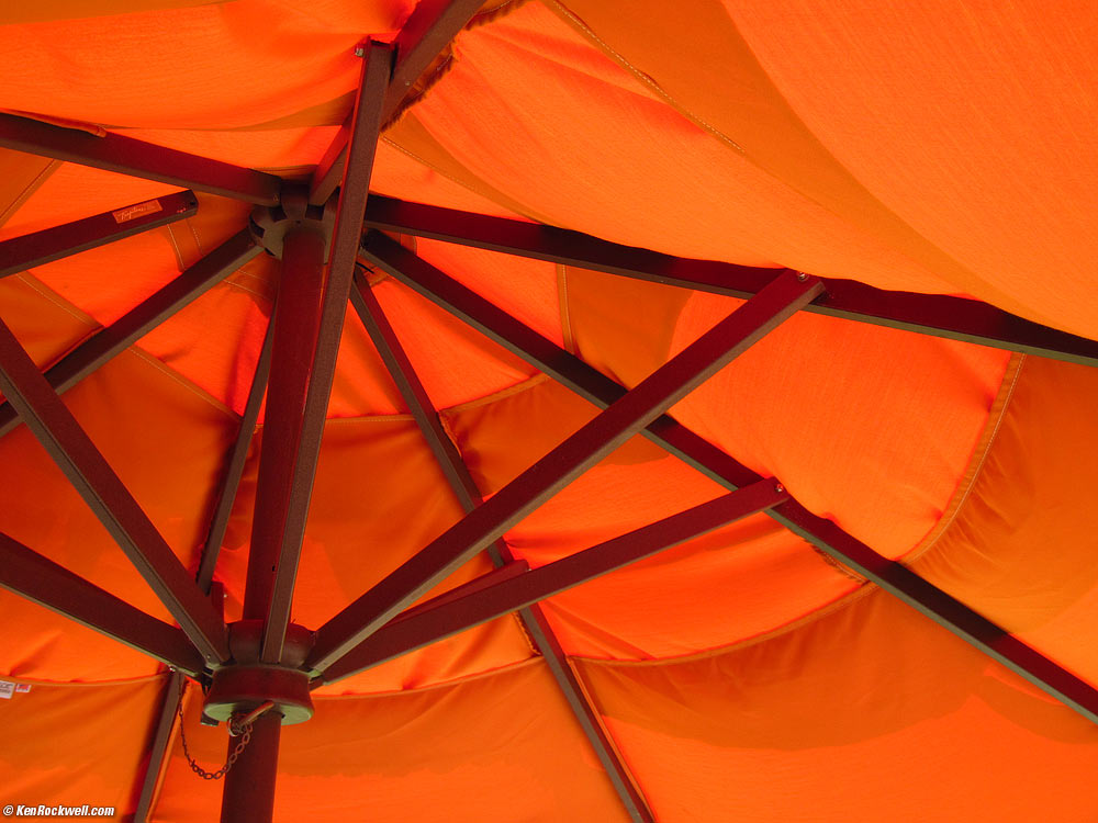 Orange Umbrella, Ho-olei, Maui