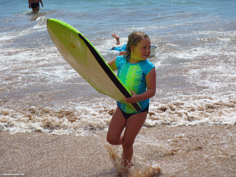 Katie boogie boarding