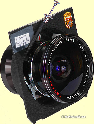 Schneider 75mm f/5.6 Super Angulon