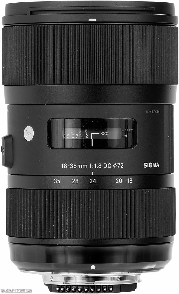 Sigma 18-35mm f/1.8 DG HSM