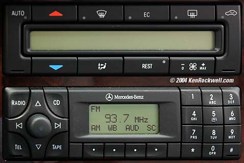 2002 Mercedes SL500 Radio and HVAC