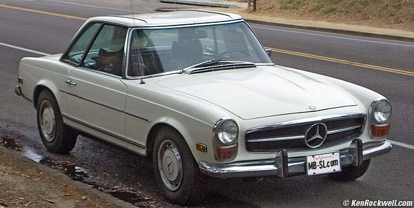 The similar 250SL came along in 1967 and the 280SL in 1968