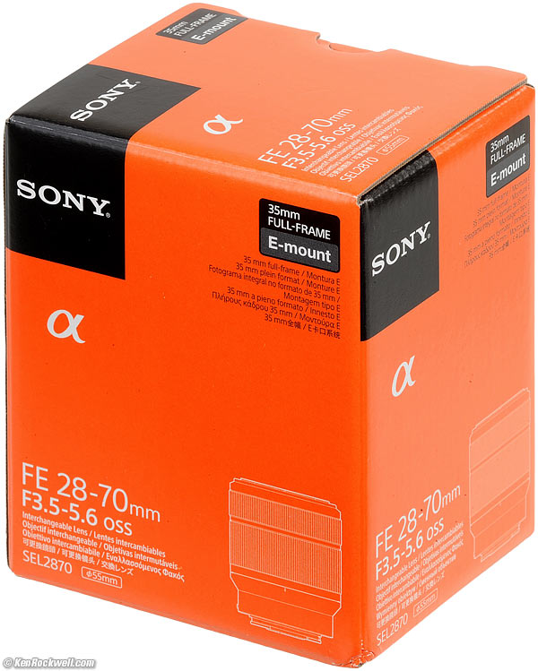 Sony 28-70mm OSS FE