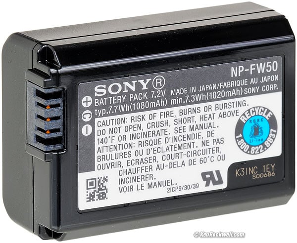 Sony NP-FW50 battery