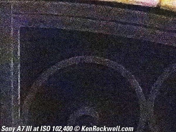 Sony A7 III High ISO sample image