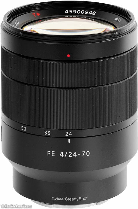 Sony Zeiss 24-70mm f/4  FE Review