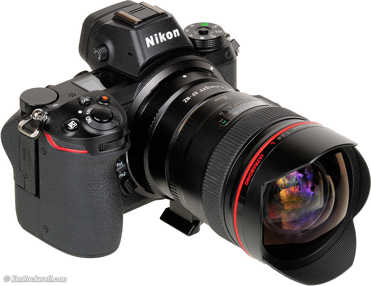Nikon Z7 with Canon 14mm f/2.8L