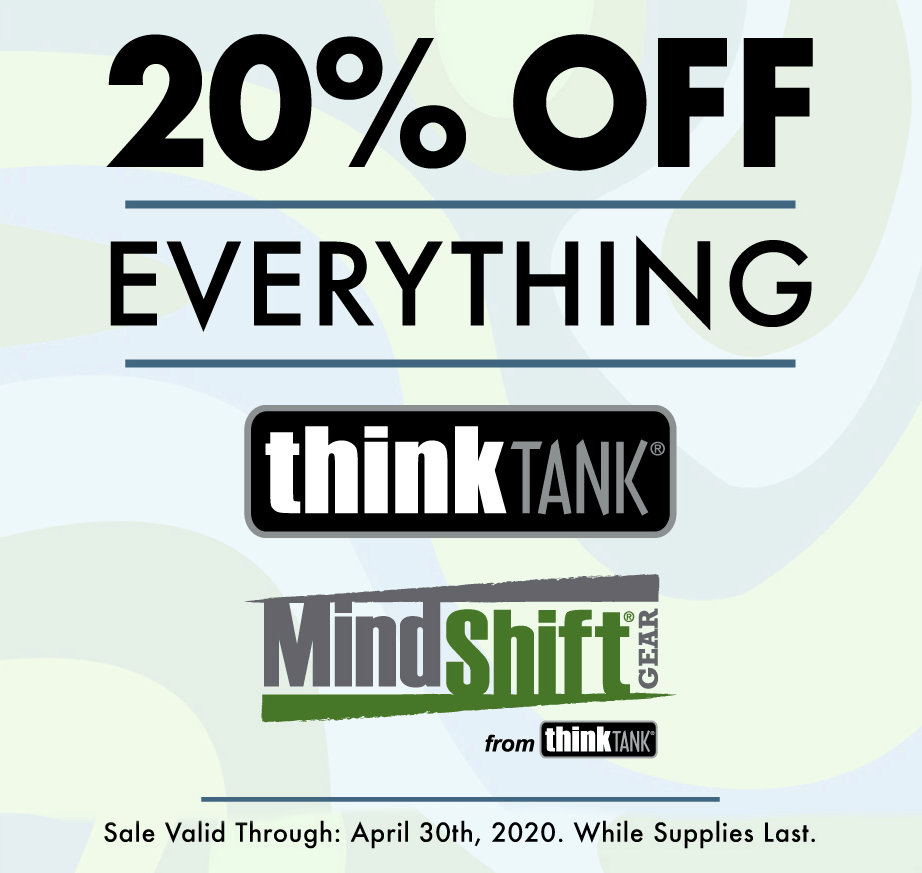 Think Tank 20% Off