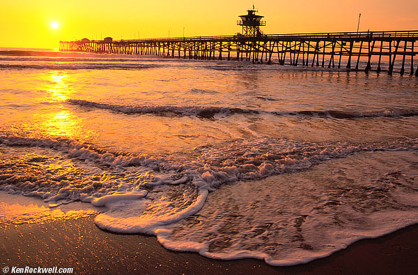 San Clemente Pier and Wave