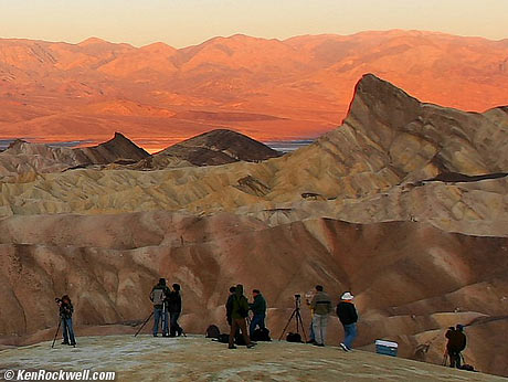 Line-up at Zabriskie Point