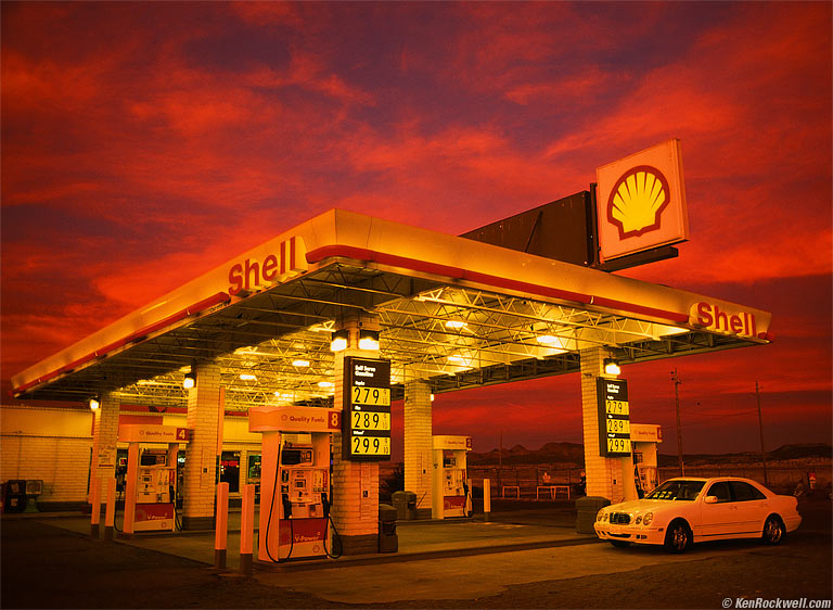 Shell Station, Seligman.
