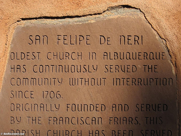 San Francisico de Neri Church placque