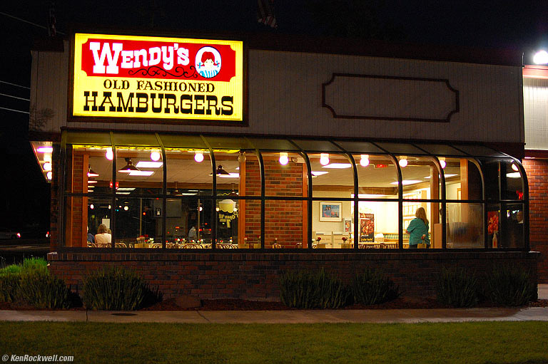 Wendy's, 9:17 PM.